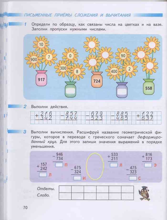 Гдз математика 4 класс дорофеев, миракова - учебник