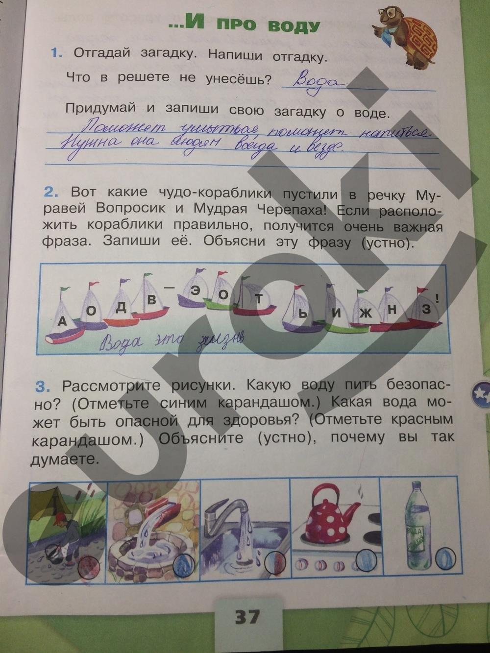 Страница 41-42 гдз по окружающему миру 2 класс рабочая тетрадь плешаков часть 2