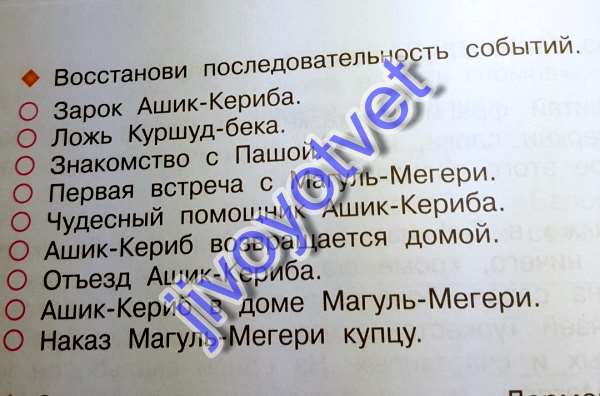 Ответ на вопросы по литературному чтению 4 класс 1 часть климанова