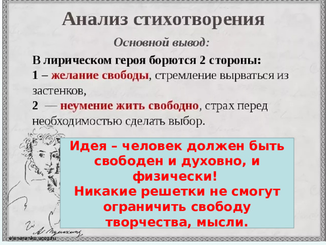 История создания стихотворения узник: анализ и сюжет произведения пушкина