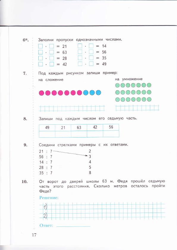 Математика 4 класс рабочая тетрадь 1 и 2 часть рудницкая
