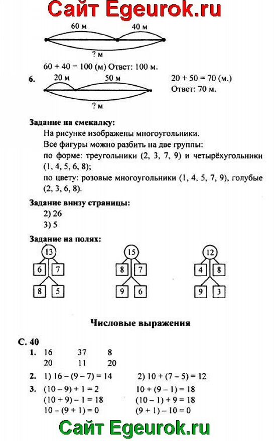 Математика 4 класс учебник 1,2 часть моро