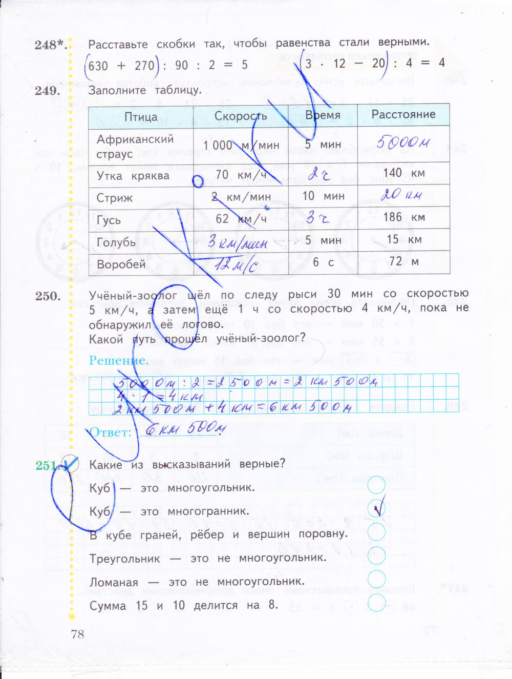 Гдз: математика 4 класс рудницкая, юдачёва - учебник