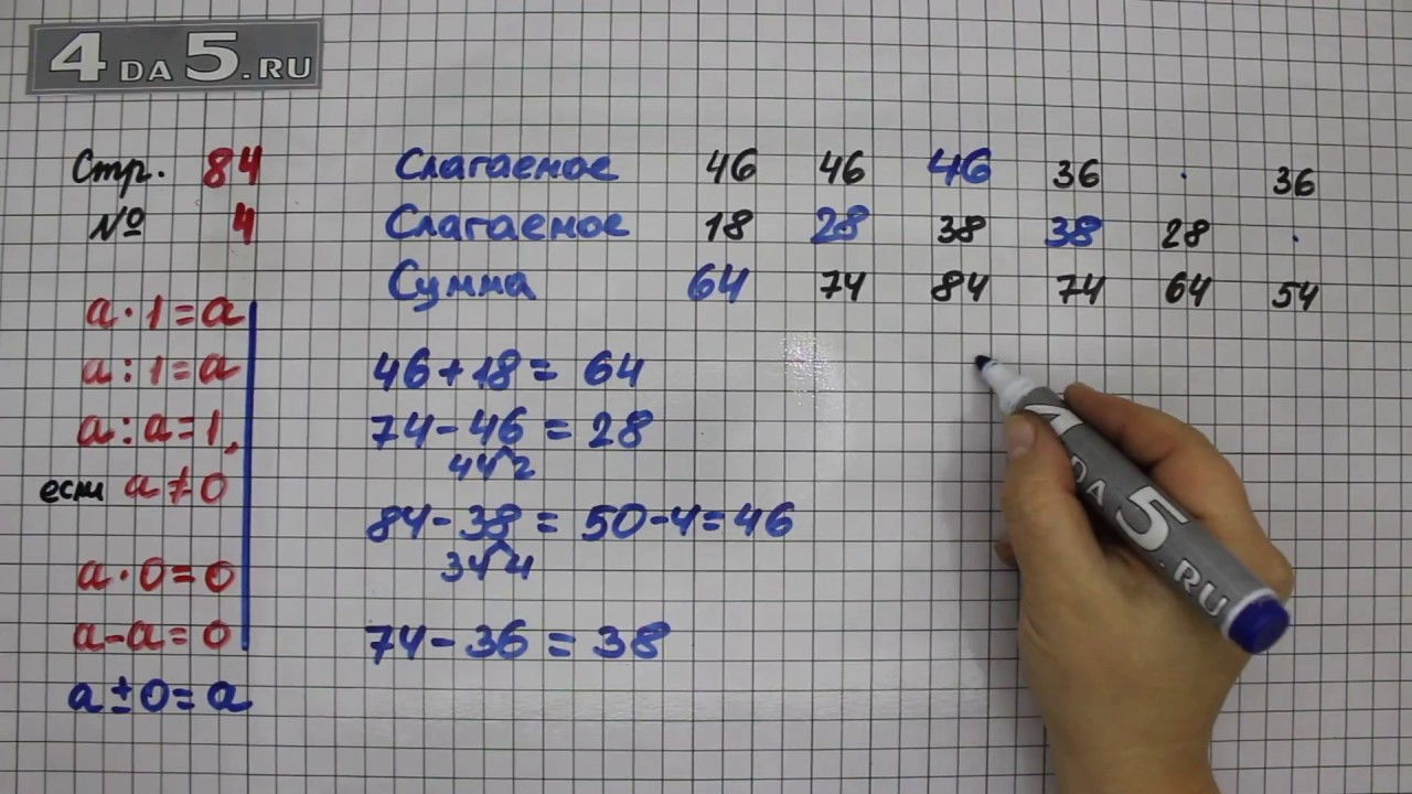 Гдз по математике 4 класс моро, бантова часть 1, часть 2 (школа россии)