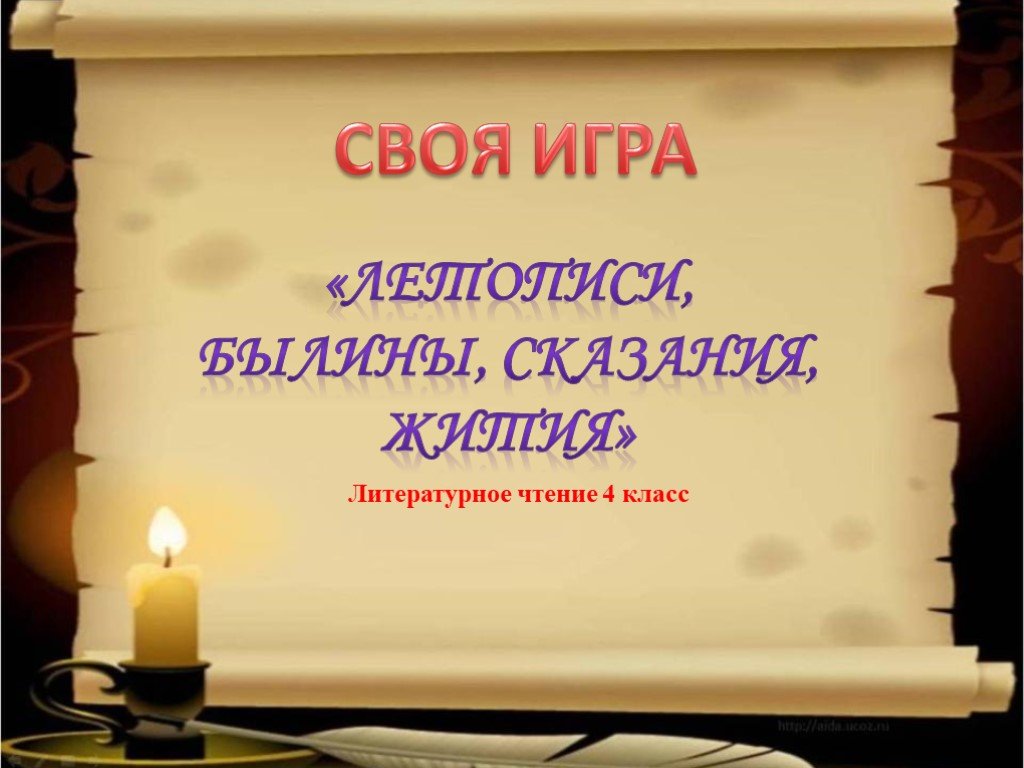 Тесты по литературному чтению с ответами, 4 класс